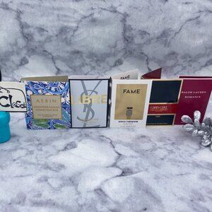 Lot of 5 Aerin,Yves SaintLaurent,PacoRabanne,CarolinaHerrera,RalphLauren-5pc-NEW